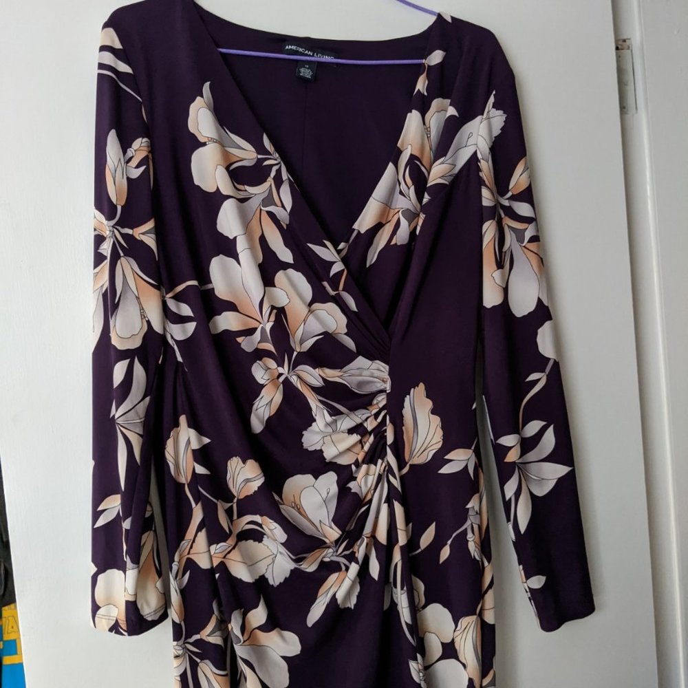 American Living Size 12 Faux Wrap Dress
